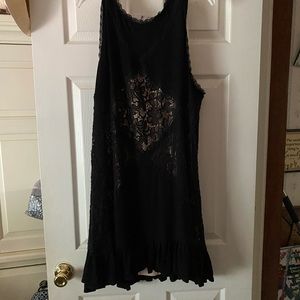 Torrid black with lace Dress